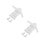 2Sets Mini Bademantel Outfit Für Puppen Weiß Feines Stoffset 9