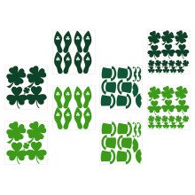 2Conjuntos Adesivos Festivos St. Patrick's Day Para Parede