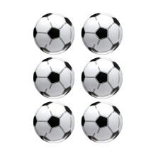 18Ud Pelotas Inflables PVC Negro Para Decoración Y Infantil