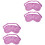 4Ud Mascarilla De Ojos De Morada Con Correa Ajustable Para 3
