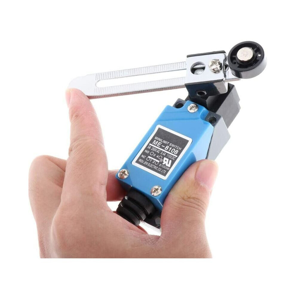 High-Quality Limit Switch, Rotary Adjustable Lever Arm For Industrial Automation, Double Circuit Momentary Limit Switch, Zinc Alloy Construction 9169997096883