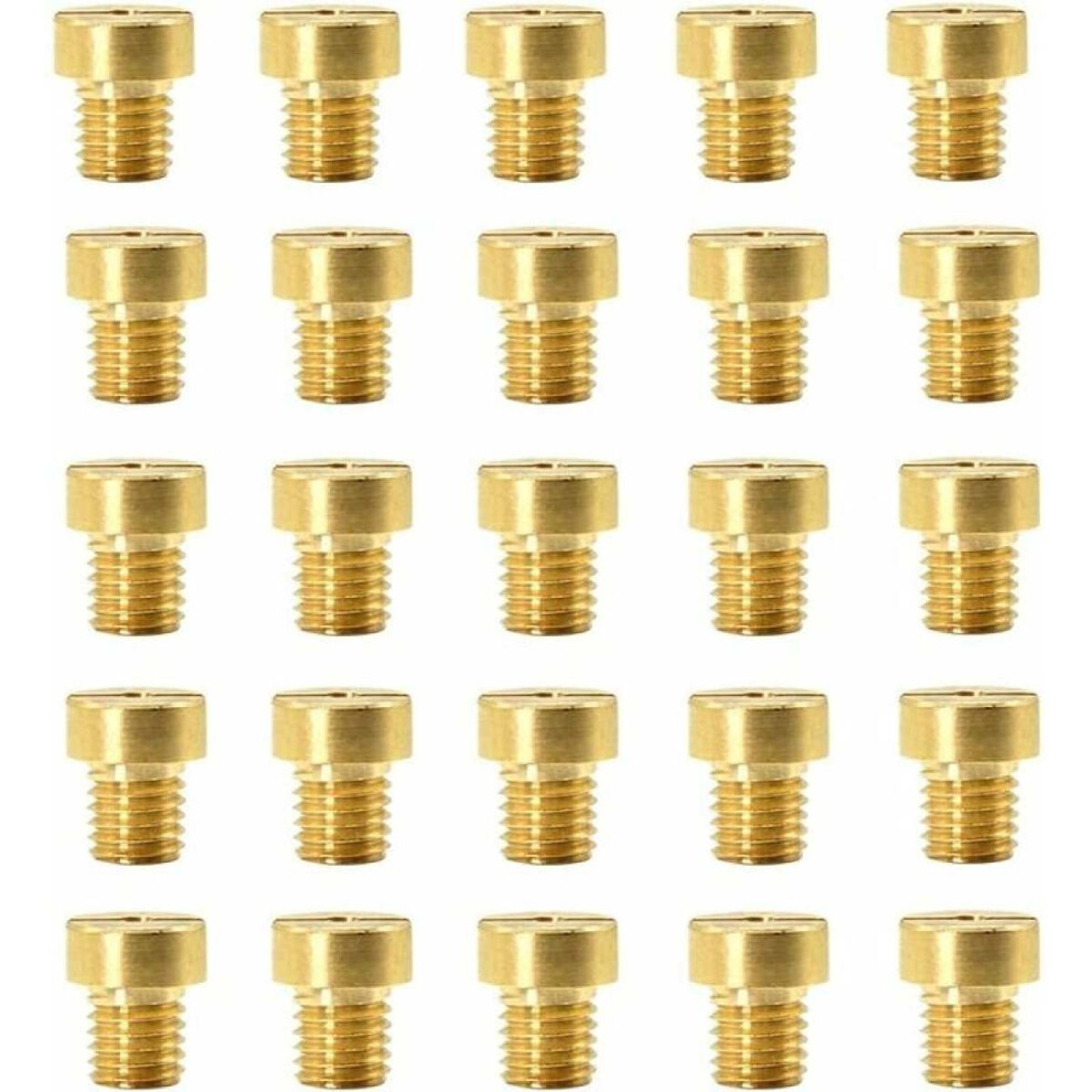 Adjustable Fuel Mixture Carburetor Kit, High Quality Carburetor Main Jet Kit Corrosion Resistant Brass Jets For Reliable Engine Tuning Precision 9433291601495