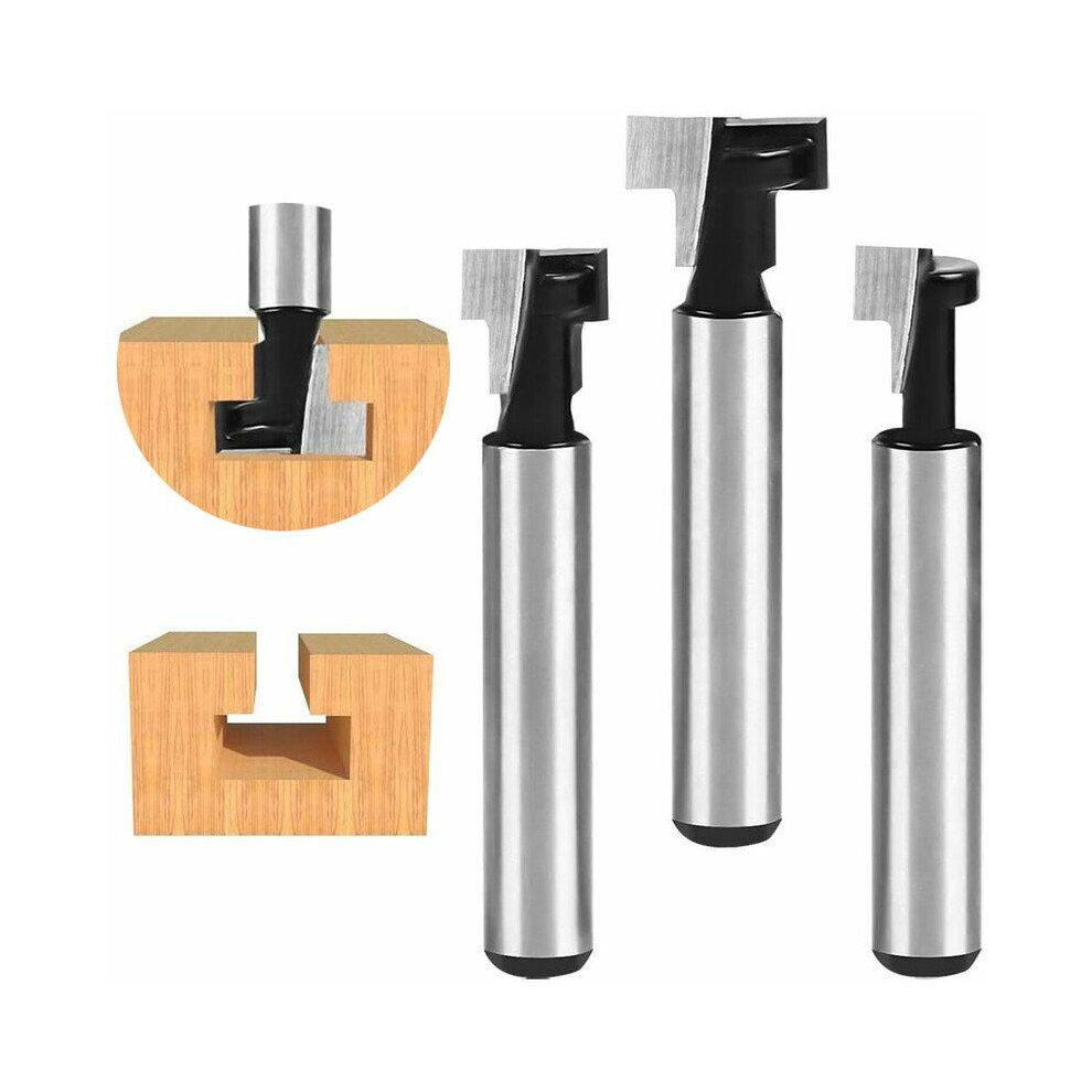 Track Router Bit With Anti-Kickback Design, Heat Resistant Coating Micro Grain Carbide Tips For Wide Application, Premium Carbide Material Ensures 9405630540765
