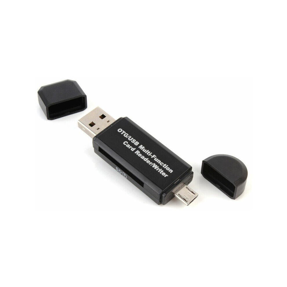 Micro-Usb Otg Card Reader Adapter, Multi-Function Sd Card Reader For Android Smartphones, Tablets, And Most Computers, Portable And Useful For Data 9128293489539