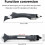 Professional Caulking Finishing Tool Kit, Sealant Finishing Tool For Removing Surface Imperfections, Multi-Function With Replaceable Silicone Pads, 4