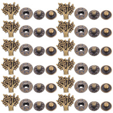 60Jgo Broches De Zinc Aleación Con Para Artesanía