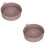 2Ud Olla Multifunción Silicona Para Freidora Aire Resistente Café 6