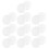 30Pcs White Sponge Shoe Wipes Practical Cleaner for Shoes 3