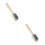 2Pièces Brosse En Bois Pour Entretien Chaussures 5