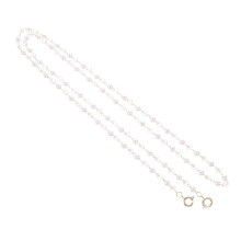 3Pz Catena Occhiali Bianco Decorativa Per Mascherina E Occhiali