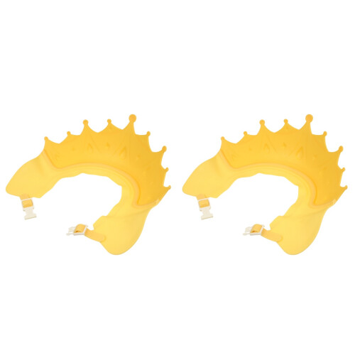 2Ud Gorro Cabello Bebé Amarillo Protección Y Ajustable 1