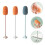 6Ud Limpieza Esponja Mango Largo Uso Cocina Colores Variados 9