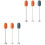 6Ud Limpieza Esponja Mango Largo Uso Cocina Colores Variados 4