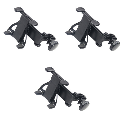 3Pz Base Auto Nero Per Tablet E Smartphone Poggiatesta 2