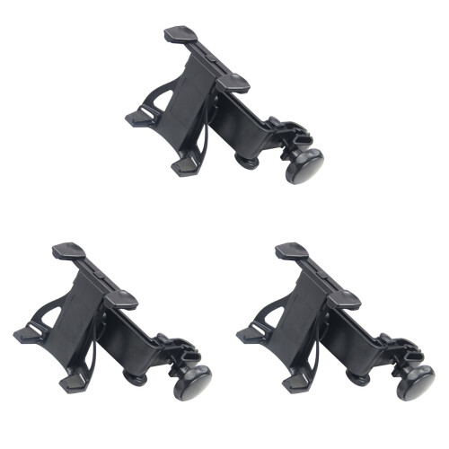 3Pz Base Auto Nero Per Tablet E Smartphone Poggiatesta 1