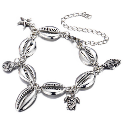 3Pcs Women Anklet Star Foot Chain Elegant Accessory