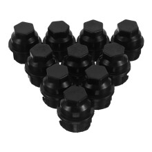 40Pcs Black Plastic Tire Lug Nut Caps Car Wheel Nut Cover Replacement