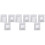 Set Ring Palette Bianca in Acciaio Per Nail Art E 5