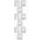 Set Ring Palette Bianca in Acciaio Per Nail Art E 9