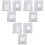 Set Ring Palette Bianca in Acciaio Per Nail Art E 4