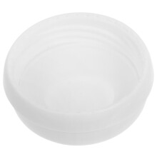 5Sets Herbruikbare Babyflesdoppen Met Silicone Pakking Lekvrij Wit