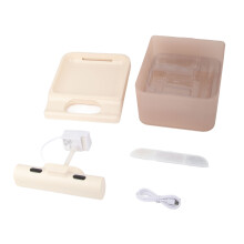 Fontana per animali domestici con flusso d'acqua regolabile, funzionamento silenzioso, pompa dell'acqua potenziata, fontanella automatica per