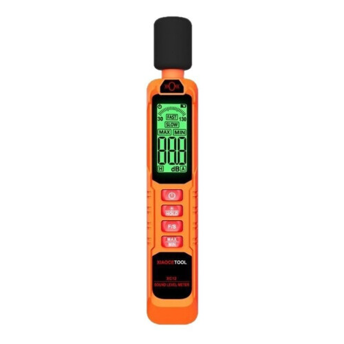 XIAOCETOOL Decibel Meter,Portable Db Meter, Noise Decibel Reader, Sound Level Meter Data Hold, with Backlight Screen