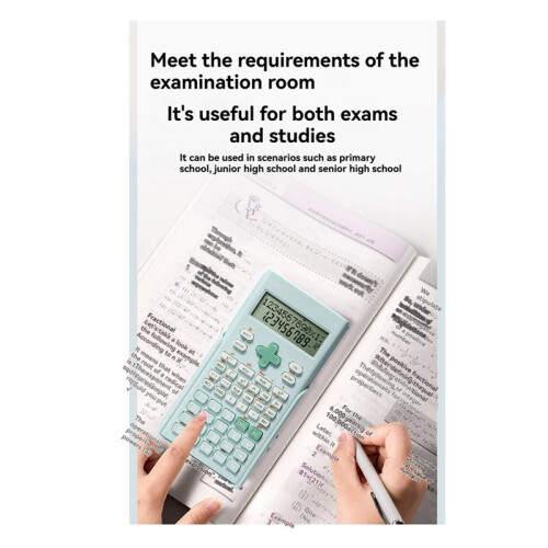 Deli 240 Functions Scientific Calculator Engineering Tool 2- Display 12-Digit Standard and Advanced Math Capabilities 2