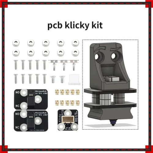 PCB Klicky Kit Z Auto Leveling Kits 3D Printer Auto D2F-01/D2F-01L/D2HW-A201D for Voron Klicky Probe Kit Impressora 3D 2