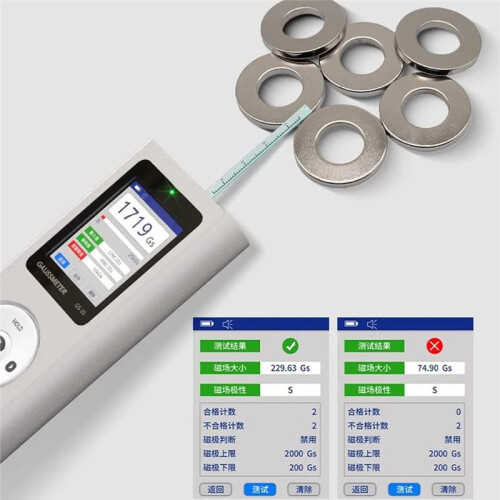 0-25000GS Hall Sensor Digital for  Meter, Handheld Magnetic Induction Intensity Detector Grade 1 Accuracy 1