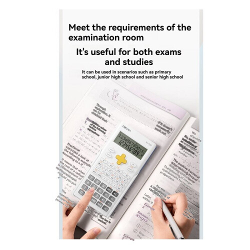 Deli 240 Functions Scientific Calculators Multifunction Function Engineering Calculators 2- 12digit Math Calculators 2