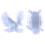 2Pcs Semi-stereoscopic Flying Eagle Owls Ornament Drop-Clear 1