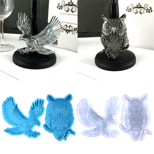 Moule semi-stéréoscopique en Silicone époxy, 2 pièces,-Bleu 1