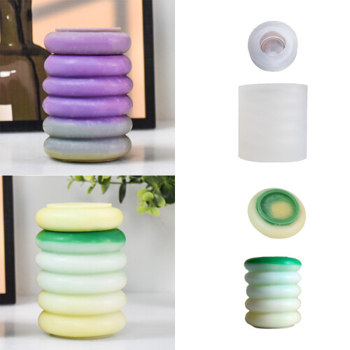 Geometrische Kunst-Gips-Silikonformen, runde 1