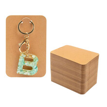 50 pièces/ensemble de cartes à bijoux pour la-Kaki 7,5x12CM