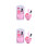 4Sets Duurzaam Plastic Masker Set Voor Vrouwen Multi Gebruik 11