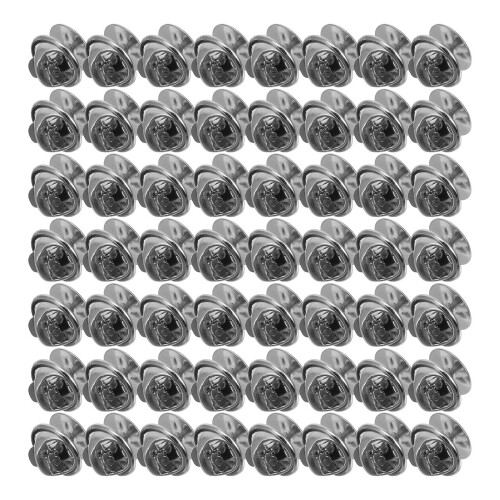 300Set Fermagli Farfalla Argento Per Spilli Pin Sicuri Casa Fai-Da-Te