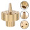 5Pz Ugello Sprinkler Fontana in Rame Per D'acqua Esterne 10
