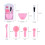 4Sets Duurzaam Plastic Masker Set Voor Vrouwen Multi Gebruik 4