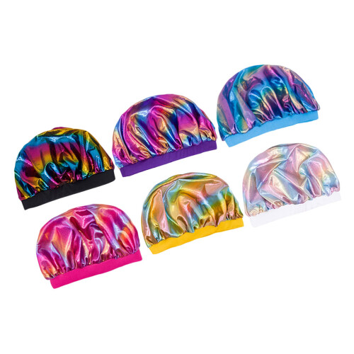18Pcs Kids Shower Head Covers Elastic Polyester Bathing Shower Hats