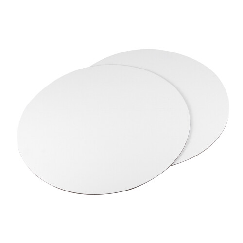 18Pcs White Canvas Panels Round Shape Multi-Media Artist Boards 1