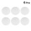 18Pcs White Canvas Panels Round Shape Multi-Media Artist Boards 11