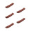 5Sets Kitchen Wooden Handle Replacement Solid Wood Cutter Grip 5
