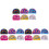 18Pcs Kids Shower Head Covers Elastic Polyester Bathing Shower Hats 3