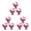 9Pz Bouquet DIY Viola Kit -Da-Te Creativo Per Bambini 9