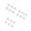 18Pcs White Canvas Panels Round Shape Multi-Media Artist Boards 7