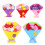 9Pz Bouquet DIY Viola Kit -Da-Te Creativo Per Bambini 11
