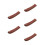 5Sets Kitchen Wooden Handle Replacement Solid Wood Cutter Grip 4