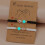 2pcs Luminous Love Lucky Bead Bracelets Handmade String Rope 7
