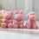 Moule en Silicone époxy Animal Rose de saint-valentin,-Ours 5